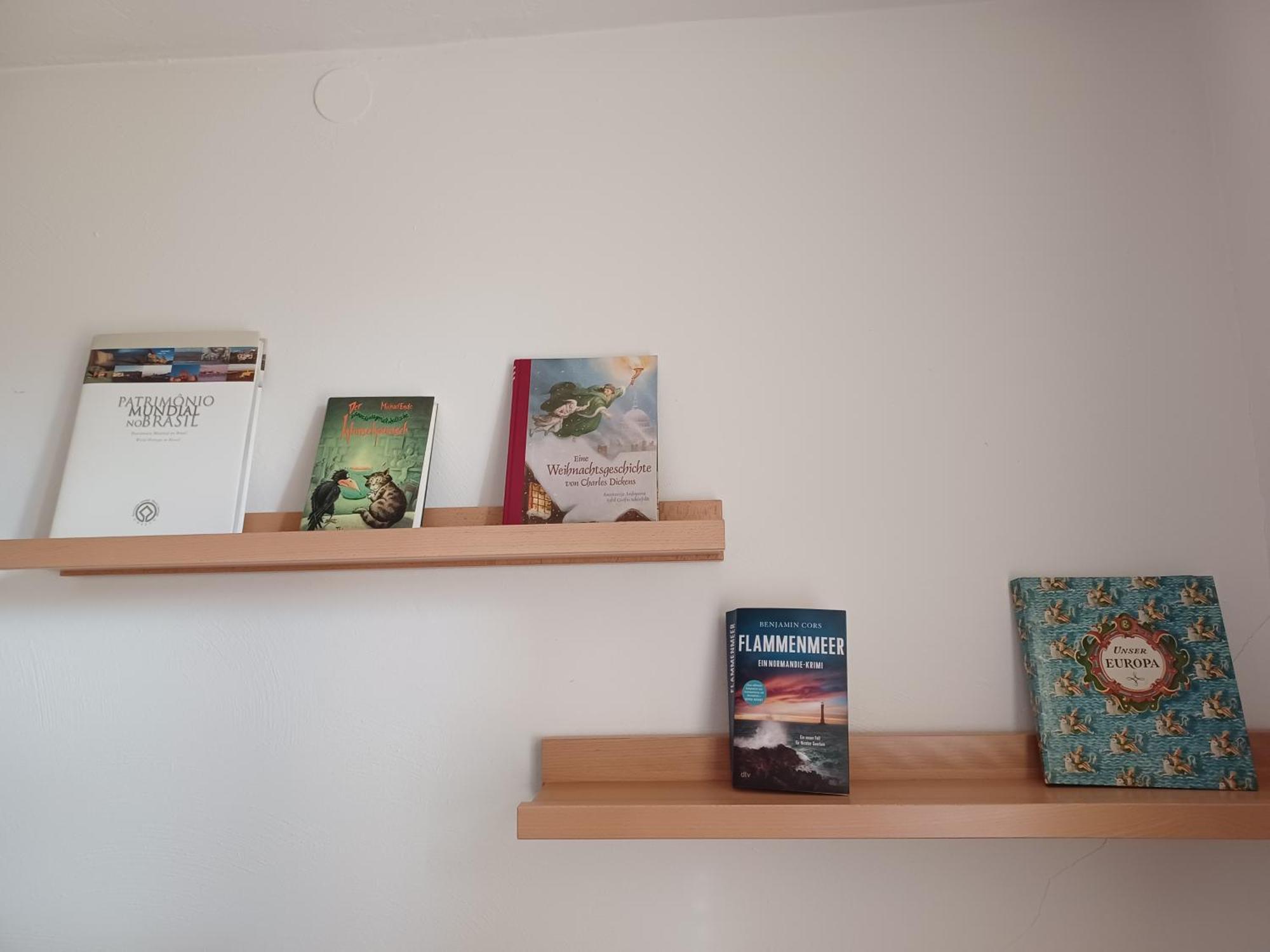 Apartment Ehemalige Bibliothek Fuer 2 Mit Kueche Kamin Netflix Parken Und Hofladen Steinhofel